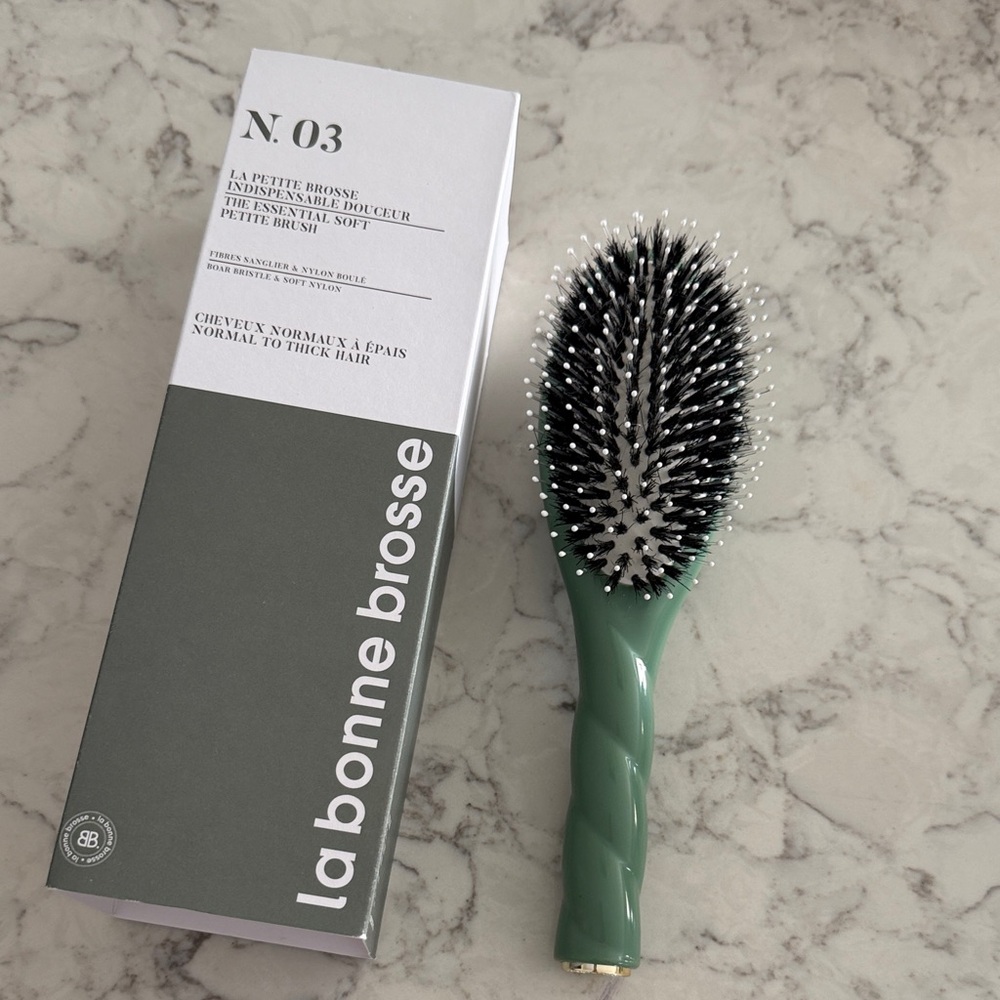 La Bonne Brosse Green Hair Brush